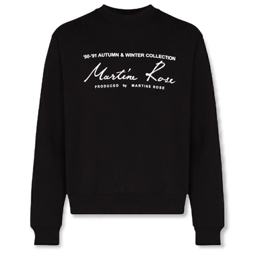 Martine Rose logo print crew neck sweatshirt
|Size:XL|